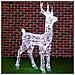 Renna Natalizia Luminosa Per Esterno 240 Led Bianco Ice Cervo Grande 3d Natale - Foto miniatura 4