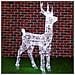 Renna Natalizia Luminosa Per Esterno 240 Led Bianco Ice Cervo Grande 3d Natale - Foto miniatura 1