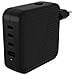 HJ1002BKWWGL Caricabatterie per Dispositivi Mobili con Ricarica Rapida 4 Porte USB Tipo C Colore Nero - Foto miniatura 2