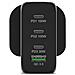 Caricabatteria da Parete 120 W con Cavo USB /A e USB /C Colore Nero - Foto miniatura 2