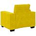 Divano Sedia Giallo 60 cm Velluto - Foto miniatura 5