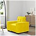 Divano Sedia Giallo 60 cm Velluto - Foto miniatura 1