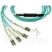 CBL-MPO12-4LC-OM3-1M-BO cavo InfiniBand e in fibra ottica MPO 4x LC /LC LC /APC Colore acqua - Foto miniatura 4