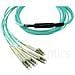CBL-MPO12-4LC-OM3-1M-BO cavo InfiniBand e in fibra ottica MPO 4x LC /LC LC /APC Colore acqua - Foto miniatura 9