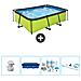 Piscina Fuori Terra - Rettangolo - 220x150x65 Cm - Groen - Include Accessori Coordinati Cb65 - Foto miniatura 1