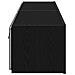 Mobile Porta TV con Luci LED 2 pezzi Rovere Nero 80x35x31 cm - Foto miniatura 7