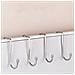 Ganci A S Doppi Argento - 2.5cm, Set Da 2: Organizzazione Versatile Per La Tua Casa Silver - Foto miniatura 4