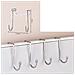 Ganci A S Doppi Argento - 2.5cm, Set Da 2: Organizzazione Versatile Per La Tua Casa Silver - Foto miniatura 5