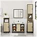 Set Mobili da Bagno 3 pz Rovere Sonoma in Legno Multistrato - Foto miniatura 3