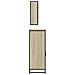 Set Mobili da Bagno 3 pz Rovere Sonoma in Legno Multistrato - Foto miniatura 7