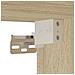 Set Mobili da Bagno 3 pz Rovere Sonoma in Legno Multistrato - Foto miniatura 9