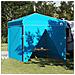 Tenda Aggiuntiva Pop-Up Blu 250 x 250 cm Tessuto - Foto miniatura 2