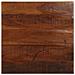 Piano Tavolo 50x50x2,5 cm Quadrato Legno Massello di Recupero - Foto miniatura 2