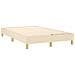 Letto a Molle con Materasso e LED Crema 120x190 cm in Tessuto - Foto miniatura 7