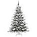 Albero di Natale Artificiale con Rami Pieghevoli Bianco 210 cm - Foto miniatura 4