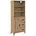 Credenza con cassetto Rovere artigianale 69,5 x 34 x 180 cm - Foto miniatura 1