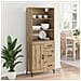 Credenza con cassetto Rovere artigianale 69,5 x 34 x 180 cm - Foto miniatura 4
