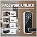 Serratura Intelligente A Singolo Chiavistello Con Password, Accesso Con Impronta Digitale Tuya Wifi Silver - Foto miniatura 3