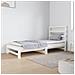 Dormeuse Estraibile Bianca 2x (90x190) cm Legno Massello di Pino - Foto miniatura 2
