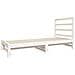 Dormeuse Estraibile Bianca 2x (90x190) cm Legno Massello di Pino - Foto miniatura 4