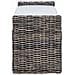 Panchina con contenitore Nero Lavato 110 x 40 x 50 cm Rattan - Foto miniatura 6
