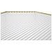 Coppia Consolle New Glass Glam In Ferro Dorato E Vetro, H 100 E 80 Cm - Foto miniatura 4