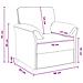 Divano 1 posto Viola 88 x 83 x 95 cm Velluto - Foto miniatura 8