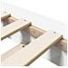 Struttura del letto Bianco 80 x 200 cm Legno ingegnerizzato - Foto miniatura 5