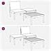3 pcs Set di relax Legno di Acacia Massello Naturale - Foto miniatura 9