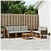 Set di divani da esterno 7 pcs Naturale e Grigio Chiaro - Foto miniatura 2