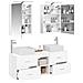 Set di mobili per il bagno 5 pcs Bianco - Foto miniatura 3