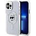 Karl Lagerfeld Iml Metal Choupette Head ""magsafe"" Cover Per Iphone 12"" - Bianco - Foto miniatura 1