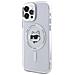 Karl Lagerfeld Iml Metal Choupette Head ""magsafe"" Cover Per Iphone 12"" - Bianco - Foto miniatura 2