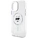 Karl Lagerfeld Iml Metal Choupette Head ""magsafe"" Cover Per Iphone 12"" - Bianco - Foto miniatura 6