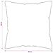 Cuscino FULDA 2 pz 50 x 50 cm 100% piuma d’oca e piumino Bianco - Foto miniatura 7