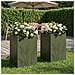 Vaso da giardino 2 pz Verde Oliva 50 x 50 x 75 cm - Foto miniatura 2