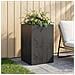 Vaso da giardino Nero 50 x 50 x 75 cm Acciaio laminato a freddo - Foto miniatura 2