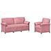 Set di divani 2 pz Rosa Velluto - Foto miniatura 1