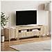 Mobile TV LED a 5 pezzi Rovere Sonoma Legno ingegnerizzato - Foto miniatura 2