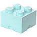 Contenitore Brick 4 Colore Azzurro Acqua - Foto miniatura 1