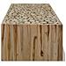 Tavolino Da Caffè In Autentico Legno Di Teak 90x50x35 Cm - Foto miniatura 4