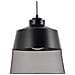 Lampadario A Sospensione In Colore Nero Muga - Foto miniatura 32
