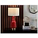 Lampada Da Tavolo In Ceramica Rossa Triversa - Foto miniatura 25