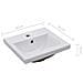 Lavabo Da Incasso 42x39x18 Cm In Ceramica Bianco - Foto miniatura 7