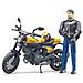 Moto Ducati Scrambler Trottle Pilota - Bruder (63053)  - Foto miniatura 3