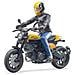 Moto Ducati Scrambler Trottle Pilota - Bruder (63053)  - Foto miniatura 1