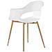 Set Di 2 Sedie Da Pranzo Bianche Utica - Foto miniatura 7