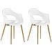 Set Di 2 Sedie Da Pranzo Bianche Utica - Foto miniatura 15