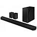 Soundbar HW-Q950T 9.1 Subwoofer Wireless Potenza Totale 546 W Wi-Fi / Bluetooth Colore Nero - Foto miniatura 2