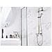 Set Miscelatore Doccia Con Soffione Argento Gurara - Foto miniatura 15